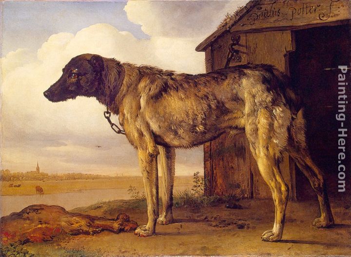 The Wolf-Hound painting - Paulus Potter The Wolf-Hound art painting